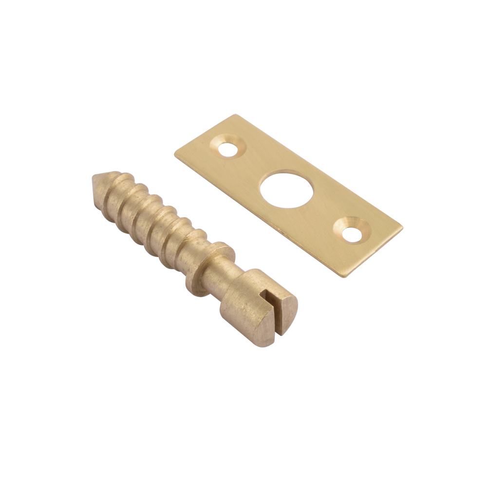 Simplex Brass Hinge Screws (Sold in Pairs) - Satin Brass